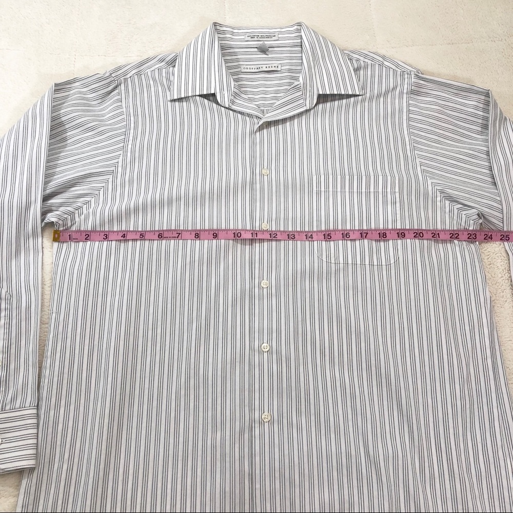 Geoffrey Beene Button Down Size Large - Picture 5 of 8